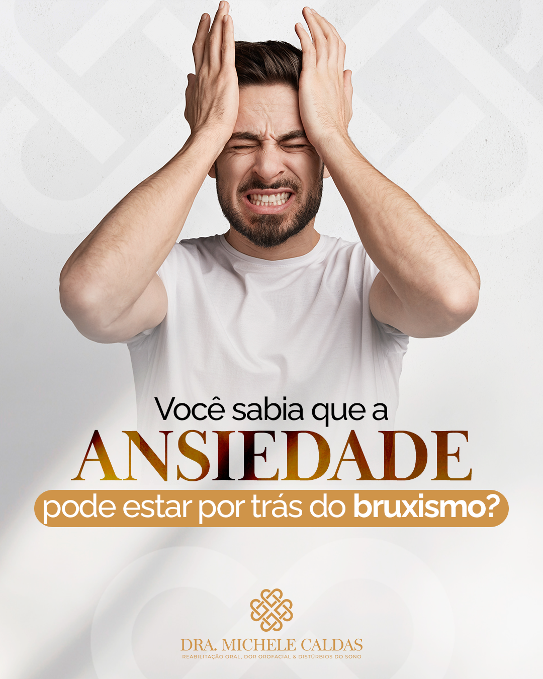 Você acorda com dor na mandíbula ou sente os dentes apertando mesmo durante o dia?